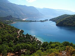 Aegean Sea of Ölüdeniz, Turkey