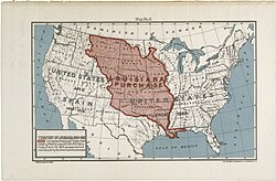 Frank Bond's illustration of the Louisiana Purchase