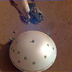 Mars – InSight Lander – Seismometer (Sol 110)
