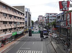 The highway in San Fernando, La Union, locally known as Quezon Avenue