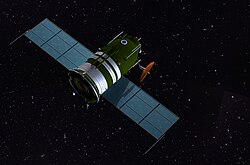 Soyuz 7K-L1 Zond spacecraft, artist view