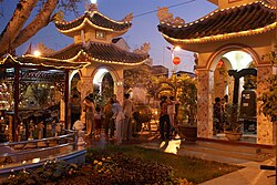 Vietnamese New Year in Châu Đốc, Vietnam.