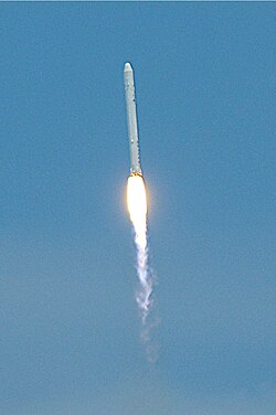 The Falcon 9 rocket Obama referenced in his speech was first launched on June 4, 2010.