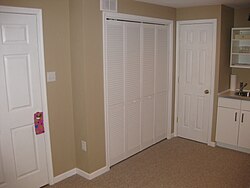 A finished basement