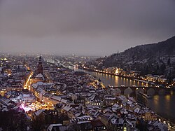 View from the castle during winter, 2014