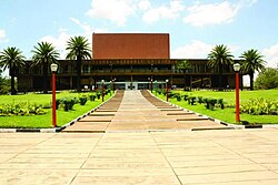 Zambia National Assembly building in Lusaka