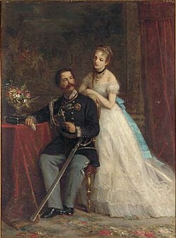 King Umberto I and Margherita during their stay in Naples