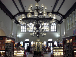 In many parts of the world, bookstores—like this one in the train station in Metz, France—are often found in transport facilities.