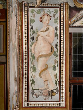 Hecate the Moon, fresco by Francesco de' Rossi, c. 1543–1545)