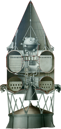 Upper stage of Luna rocket