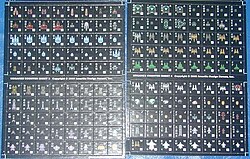 From Module H1 - ISC, Andromedan, Neo-Tholian, Hydran, Lyran, Vudar, Seltorian, WYN, LDR and Jindarian ship counters.
