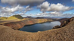 Ljótipollur Crater Lake – Area of Landmannalaugar – Iceland