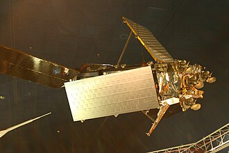 An Iridium satellite for satellite telephony