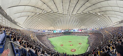 Panorama of the Tokyo Dome