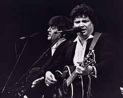 The Everly Brothers performing in New York, circa 1980s