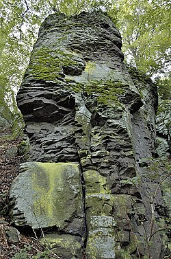 Andesite pillar in Slovakia
