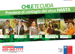 The message “Prevents the contagion of the Hantavirus” on a poster from Chile’s Ministry of Health for Hantavirus prevention in 2015