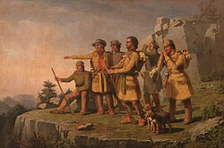 Boone's First View of Kentucky, William Tylee Ranney (1849)
