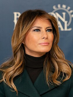 Benanti has portrayed Melania Trump (pictured) in skits on The Late Show with Stephen Colbert.