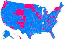 A map showing the female members of the house