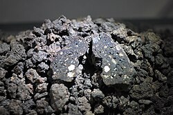 An example of impactite on Earth (from Monturaqui impact crater, Chile)