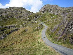 The Beara pass, through the Slieve Miskish mountains