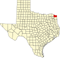 Bowie County map