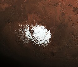 South pole of Mars, 2015