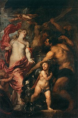 Venus Asks Vulcan to Forge Arms for her Son Aeneas by Anthony van Dyck, 1630–1632