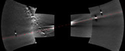 First ever panorama image of the dust ring of Venus's orbital space, imaged by Parker Solar Probe.