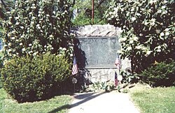 A Daughters of the American Revolution tablet erected in 1926 at Old Allentown Cemetery in Allentown, Pennsylvania honoring Allentown patriots from the American Revolution who are buried in the cemetery