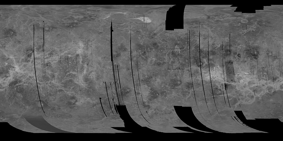 Mosaic of the "left-looking" data collected during cycle 1