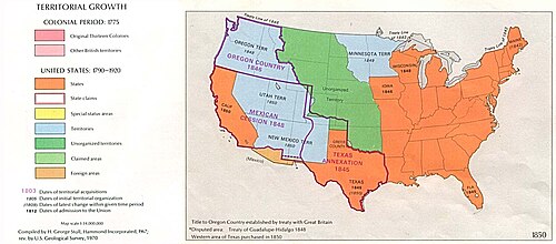 Growth from 1840 to 1850