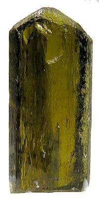 Gem quality enstatite from Myanmar (size: 2.4×1.0×0.8 cm)
