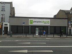 This Pentecostal centre of worship has incorporated a populist label into its name, the Peoples Church Dublin City