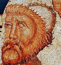 A mosaic depicting Odysseus, from the villa of La Olmeda, Pedrosa de la Vega, Spain, late 4th–5th centuries AD