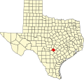 Comal County map