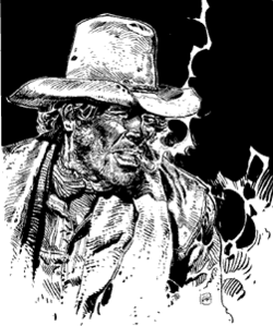 Blueberry, created by Giraud and writer Jean-Michel Charlier. Within the series, he turned from the classic Western comic to a grittier realism