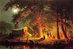 Oregon Trail, painting by Albert Bierstadt, c. 1863